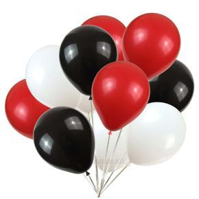 30 Pieces Three Colors Combination Balloons - Multi Colors