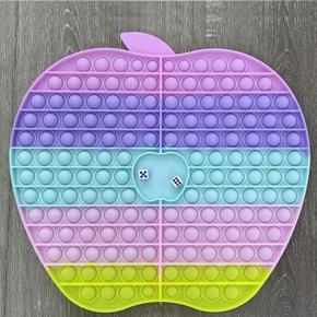 Big Apple Push pop it Fidget Toys Giant Finger Bubbles Sensory Silicone Board Kids Fingers Fun Squeezy Squeeze Desk Toy
