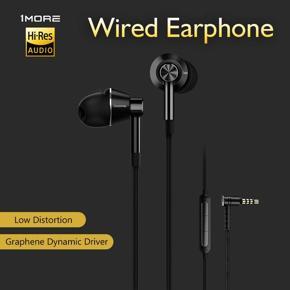 1MORE E1017 Hi-Res Graphene Dynamic Balanced Armature Earphone Dual Drivers 3.5mm Earbuds with Mic -