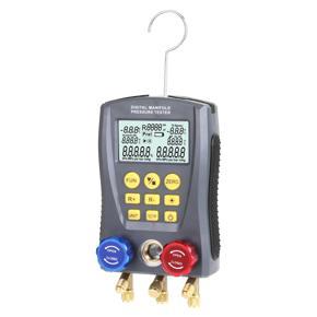 GMTOP Pressure Gauge Refrigeration Digital Vacuum Pressure Manifold Tester Meter HVAC Temperature Tester Digital Manifold Gauge Meter HVAC Vacuum Pressure