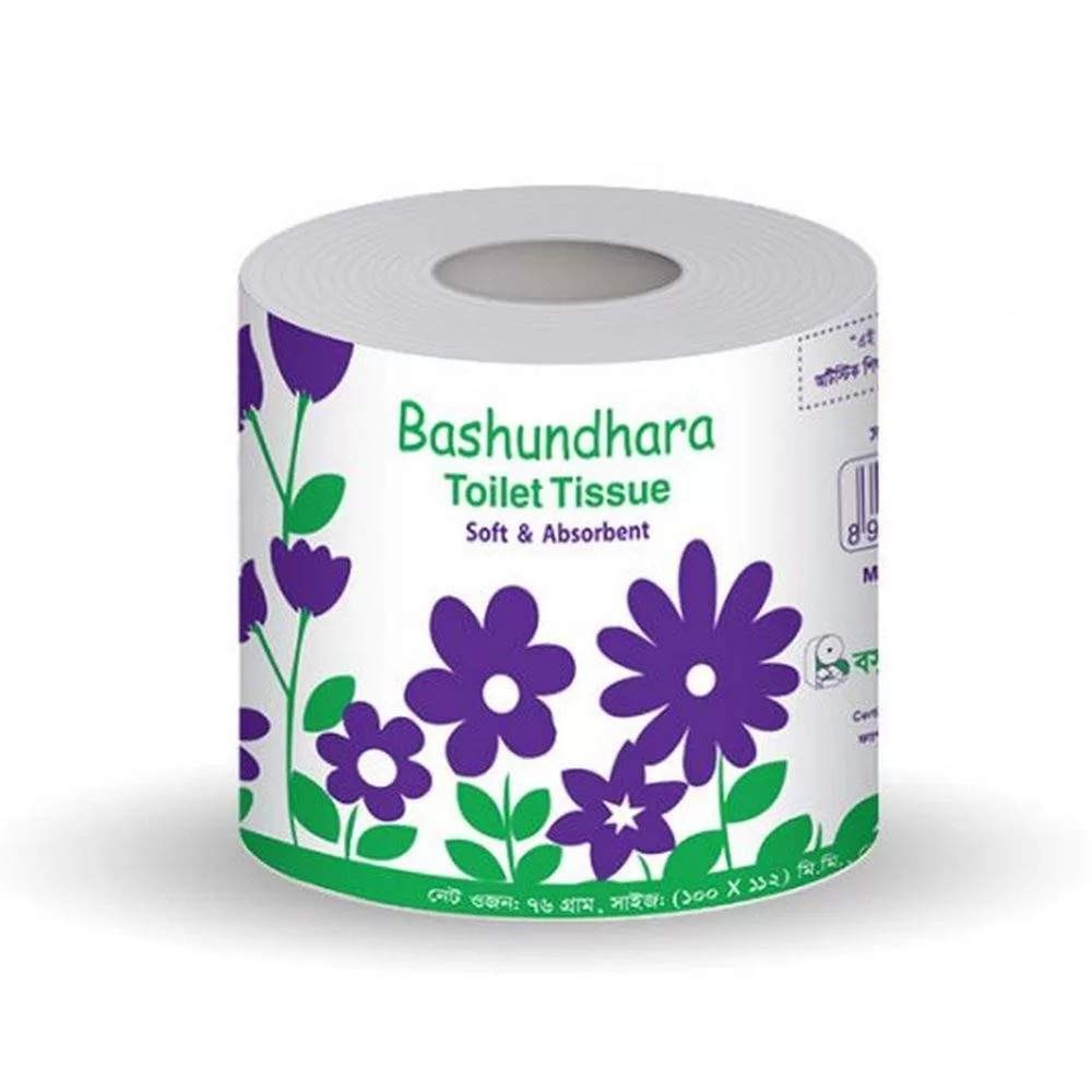 Bashundhara Toilet Tissue White Extra Savings Pack